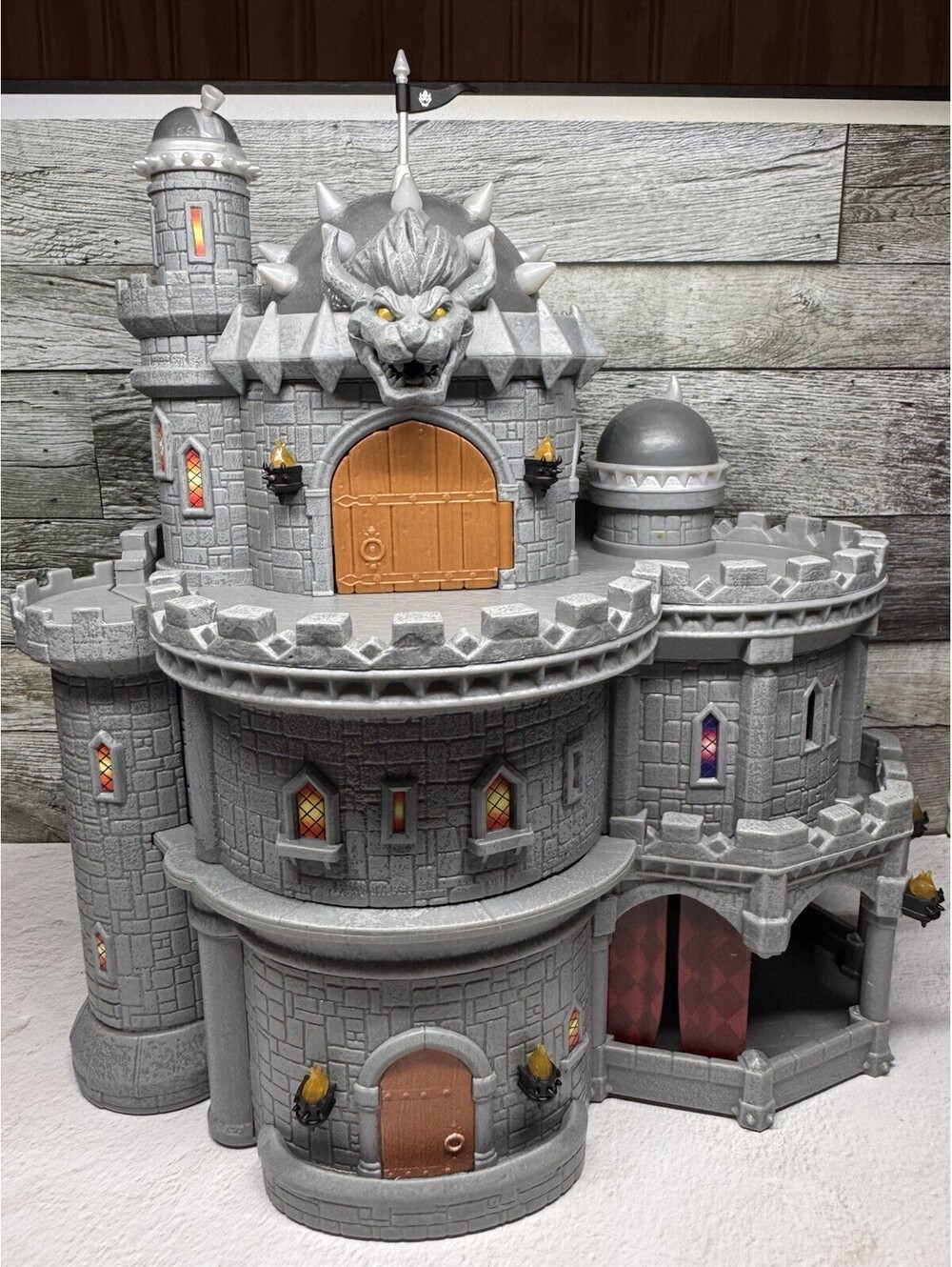 The Super Mario Galaxy Movie Deluxe Three-Story Bowser Castle Only Playset